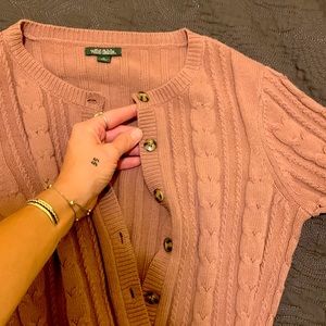 Wild Fable // Target Vintage Style Pink Button Up Cardigan